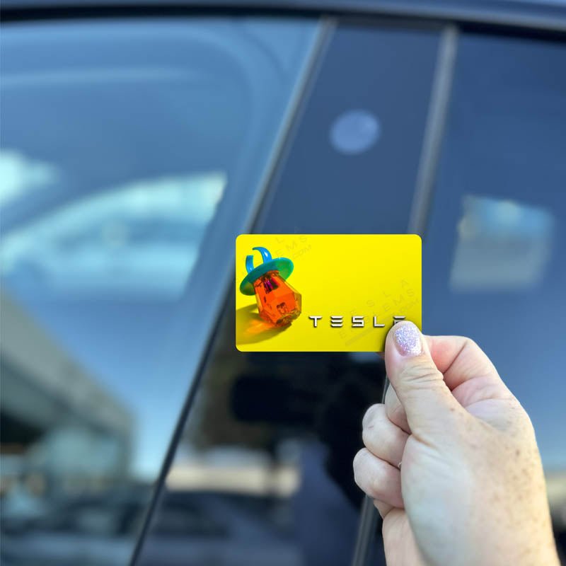 Ring Pop Tesla Keycard Decal - Tesla Emblems