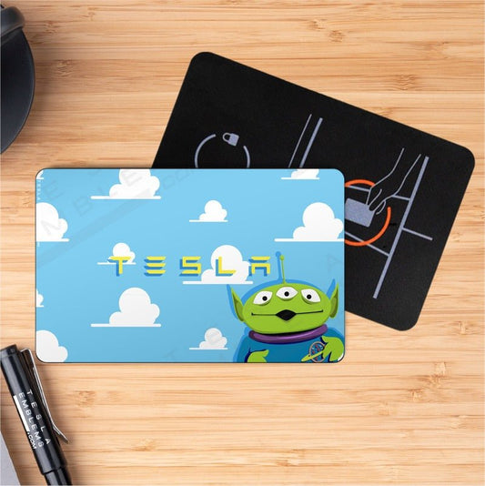 Toy Story Aliens Tesla Keycard Decal - Tesla Emblems