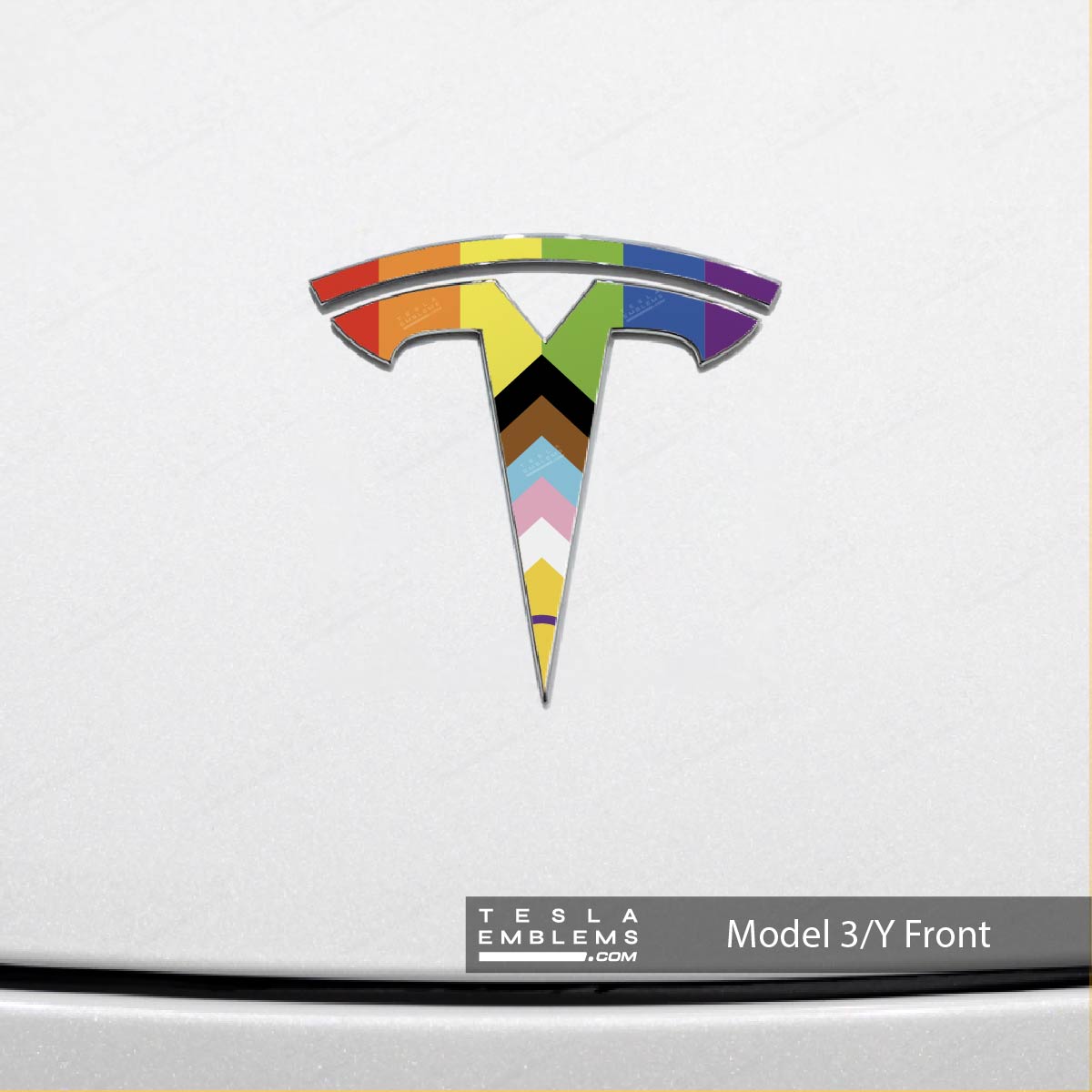 Customize Tesla Emblems Printed Vinyl Emblem Wraps – Tesla Emblems