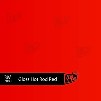 3M Gloss Hot Rod Red Tesla Charge Port Wrap | Cybertruck - Tesla Emblems