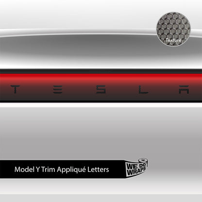 3M Matrix Black Tesla Emblem Decals (Front + Back) | Model Y - Tesla Emblems