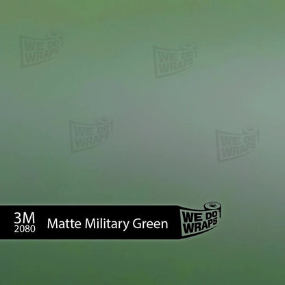 3M Matte Military Green Tesla Emblem Decals (Front + Back) | Model Y - Tesla Emblems