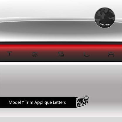 3M Shadow Black Camo Tesla Emblem Decals (Front + Back) | Model Y - Tesla Emblems