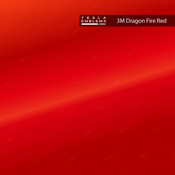 3M Gloss Dragon Fire Red Tesla Autopilot Camera Side Marker Decals (2p ...