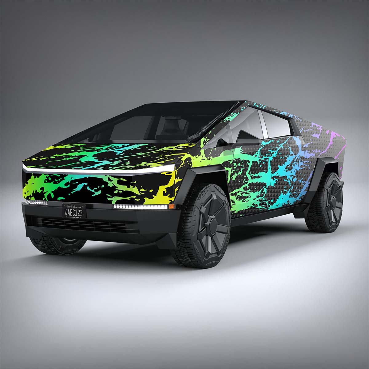 Alien Goo - Tesla Cybertruck DIY Precut Kit - Tesla Emblems