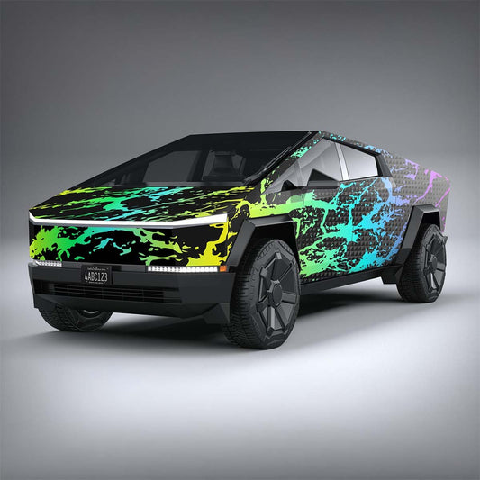 Alien Goo - Tesla Cybertruck DIY Precut Kit - Tesla Emblems
