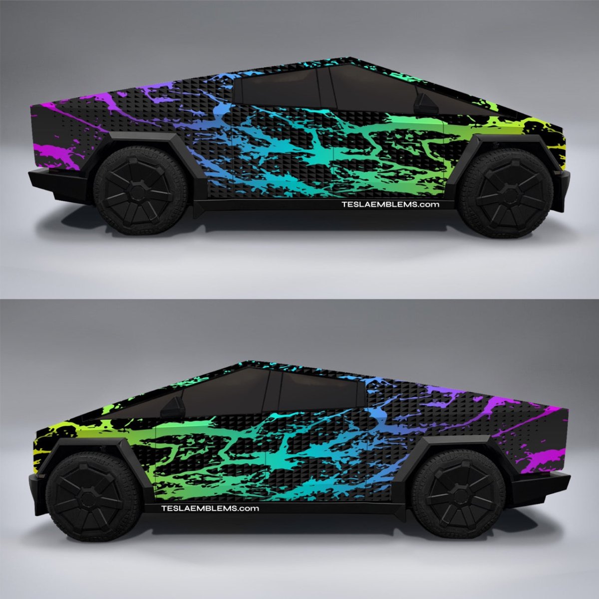 Alien Goo - Tesla Cybertruck DIY Precut Kit - Tesla Emblems