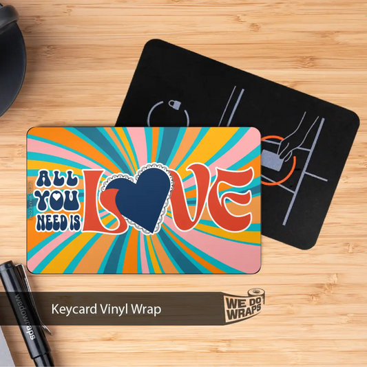 All You Need is Love Tesla Keycard Decal - Tesla Emblems