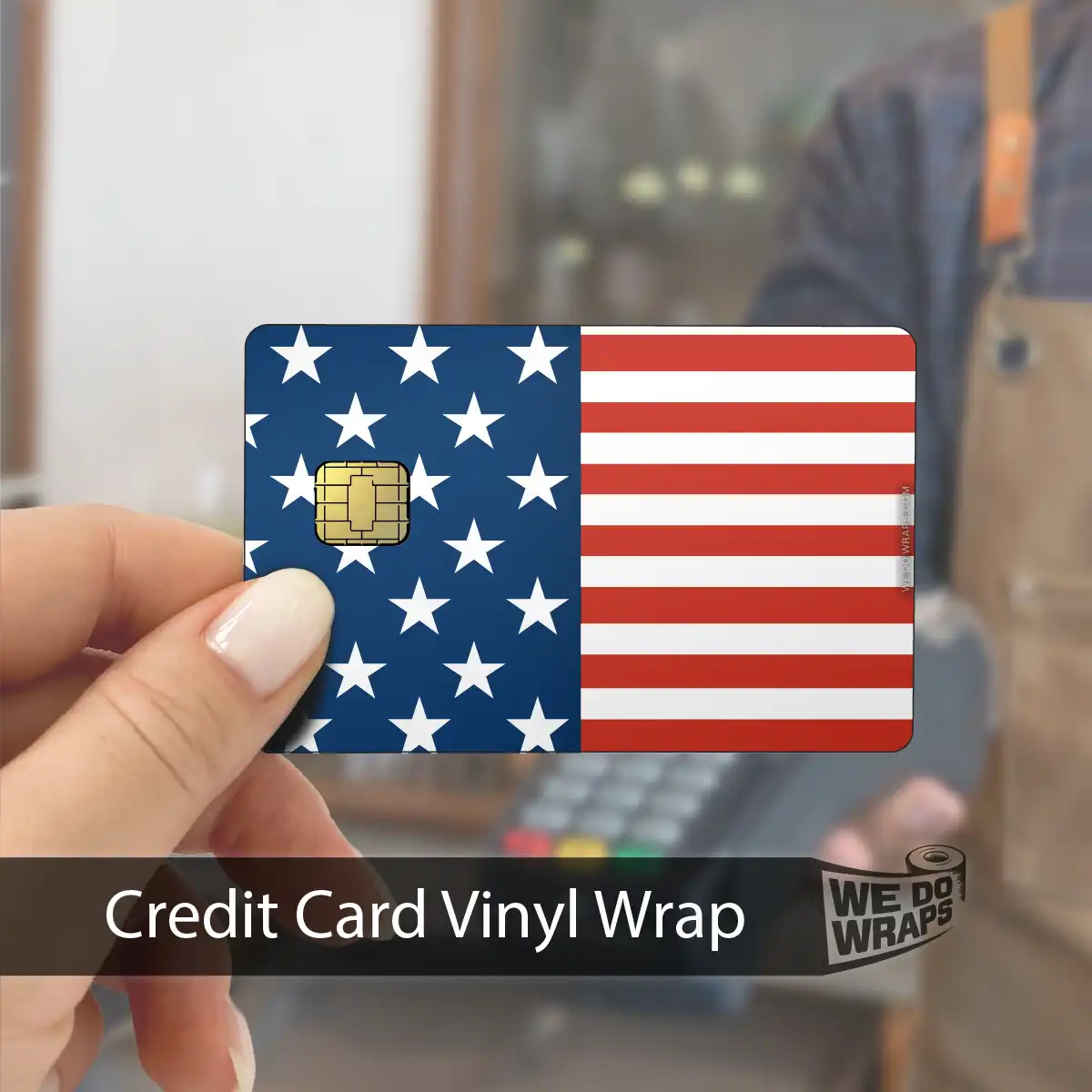 American Flag | NFC Key Card Wrap - Tesla Emblems