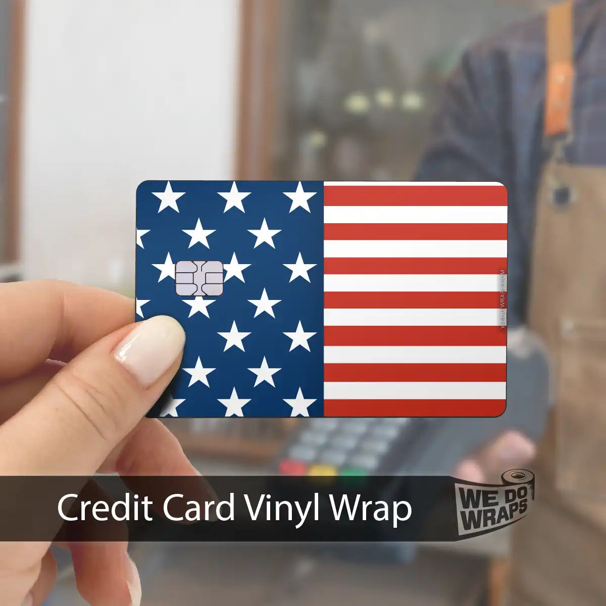 American Flag | NFC Key Card Wrap - Tesla Emblems