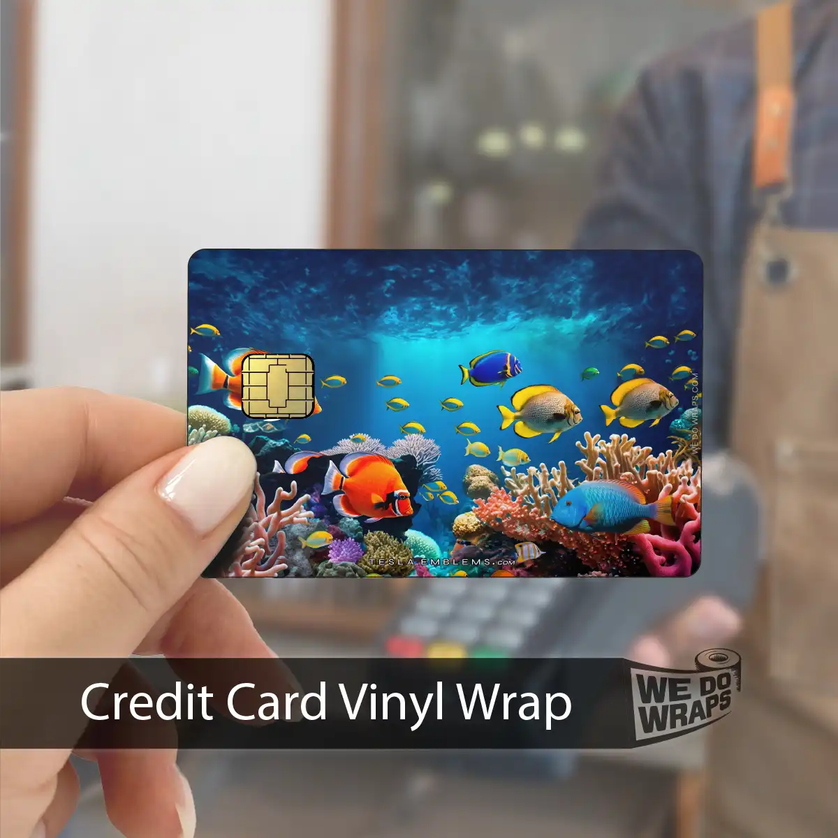 Aquarium | NFC Key Card Wrap - Tesla Emblems