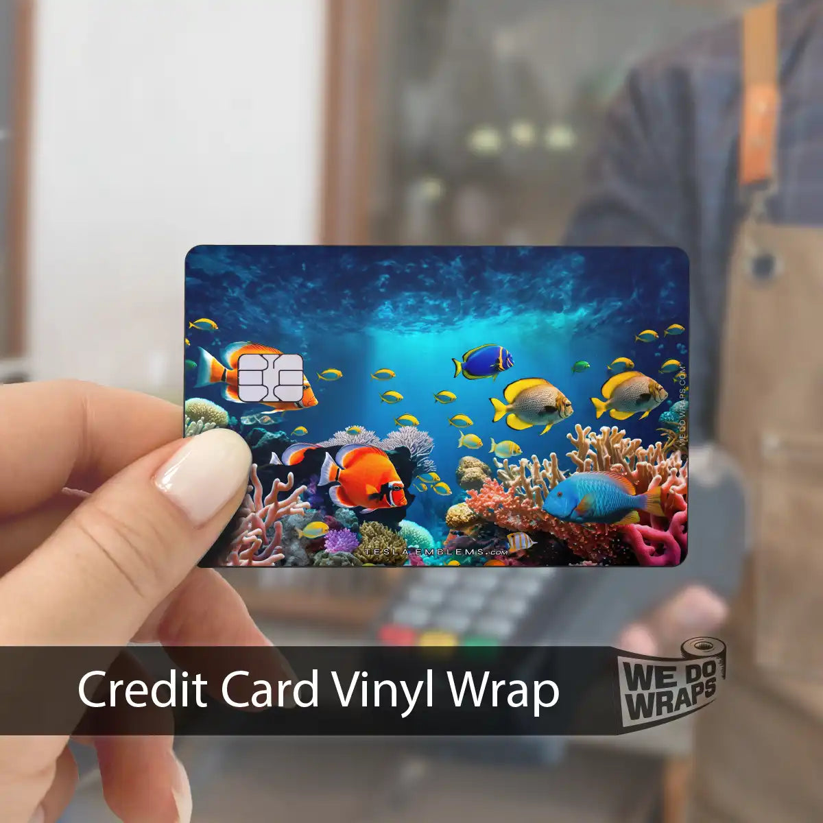 Aquarium | NFC Key Card Wrap - Tesla Emblems