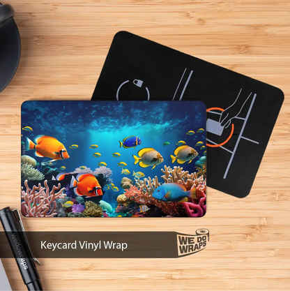 Aquarium Tesla Keycard Decal - Tesla Emblems