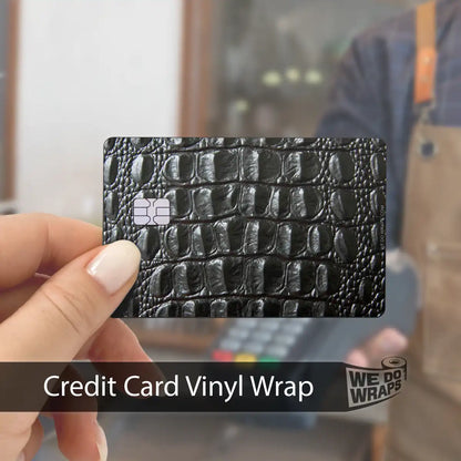 Authentic Gator Skin | NFC Key Card Wrap - Tesla Emblems