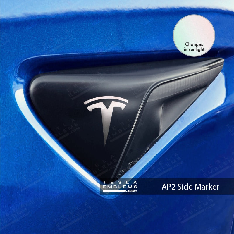 KPMF Matte Aurora Peal Tesla Side Marker Decals (2pcs)