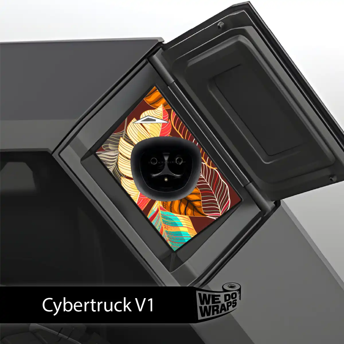 Autumn Foliage Tesla Charge Port Wrap | Cybertruck