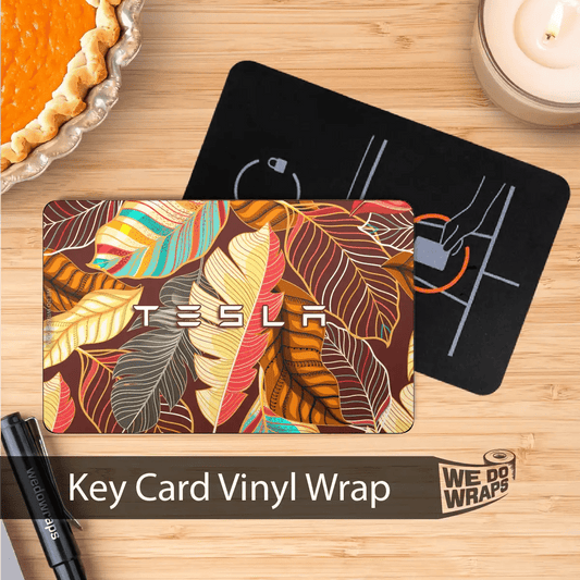 Autumn Foliage | NFC Key Card Wrap - Tesla Emblems