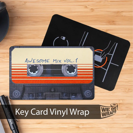 Awesome Mix Volume 1 | NFC Key Card Wrap - Tesla Emblems