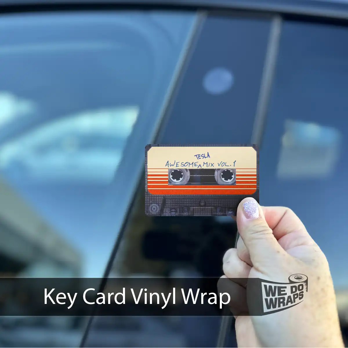 Awesome Mix Volume 1 | NFC Key Card Wrap - Tesla Emblems