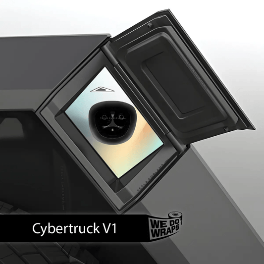 Beachy Gradient Tesla Charge Port Wrap | Cybertruck - Tesla Emblems
