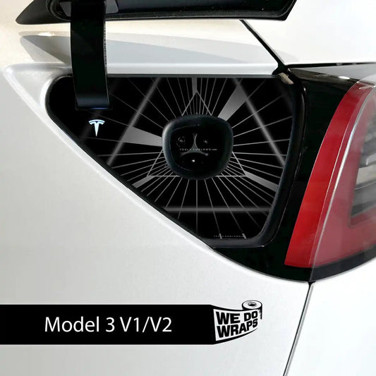 Beast Mode Charge Port Wrap | Model 3 - Tesla Emblems