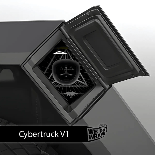 Beast Mode Charge Port Wrap | Cybertruck - Tesla Emblems