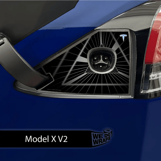 Beast Mode Charge Port Wrap | Model X - Tesla Emblems