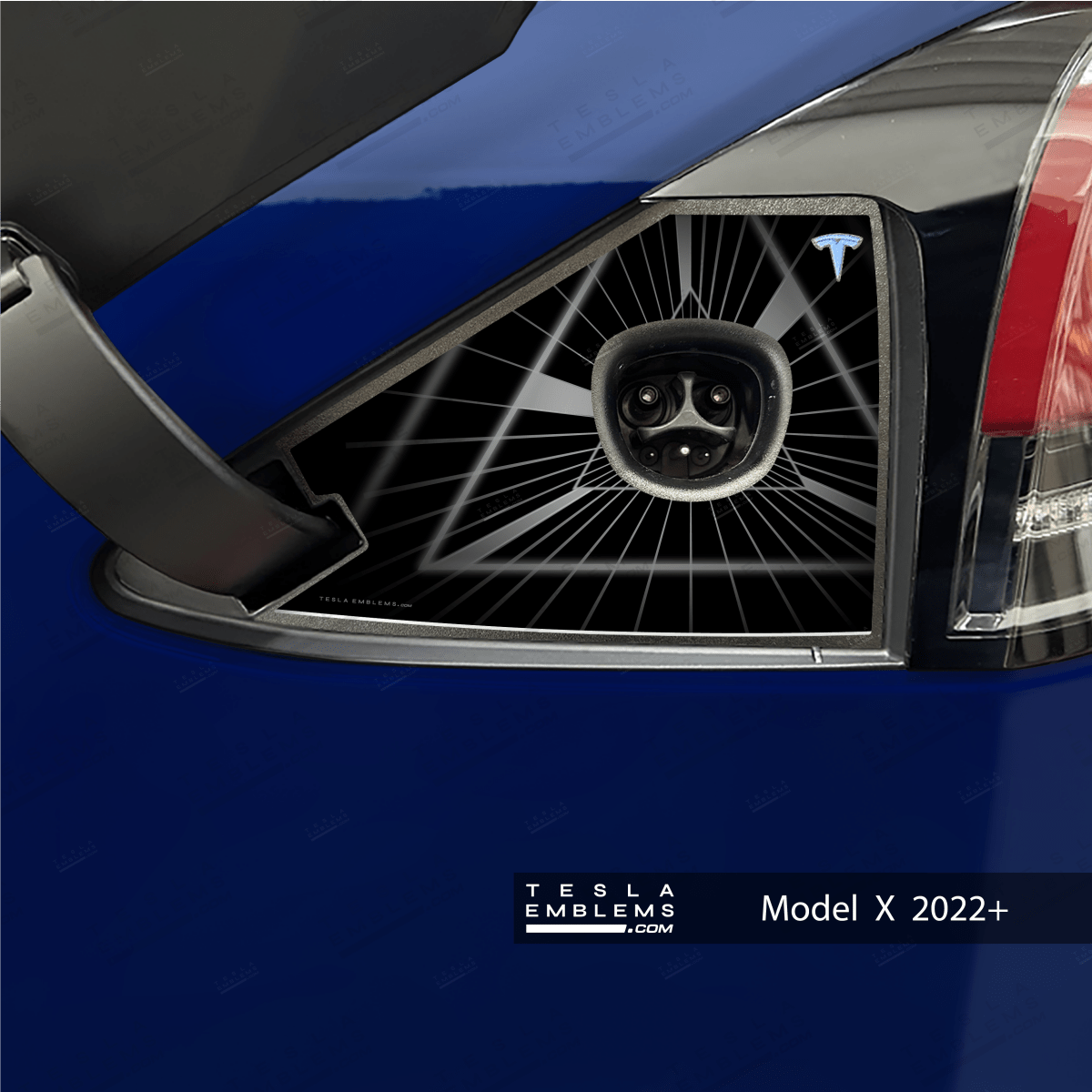 Beastmode Charge Port Wrap - Tesla Emblems