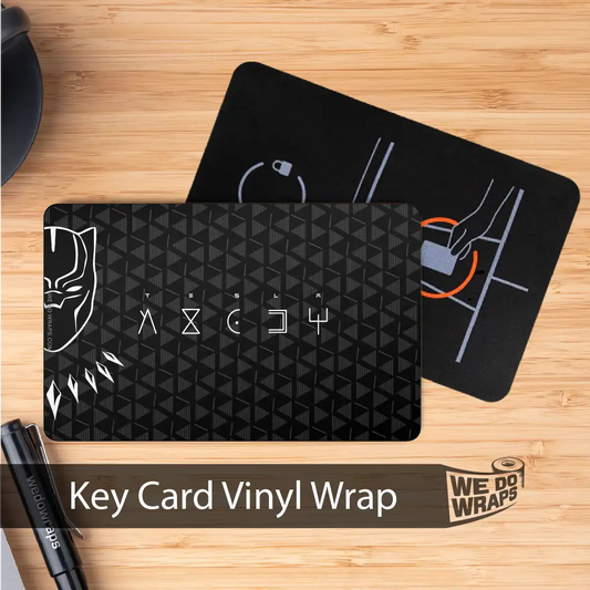 Black Panther Outline | NFC Key Card Wrap - Tesla Emblems