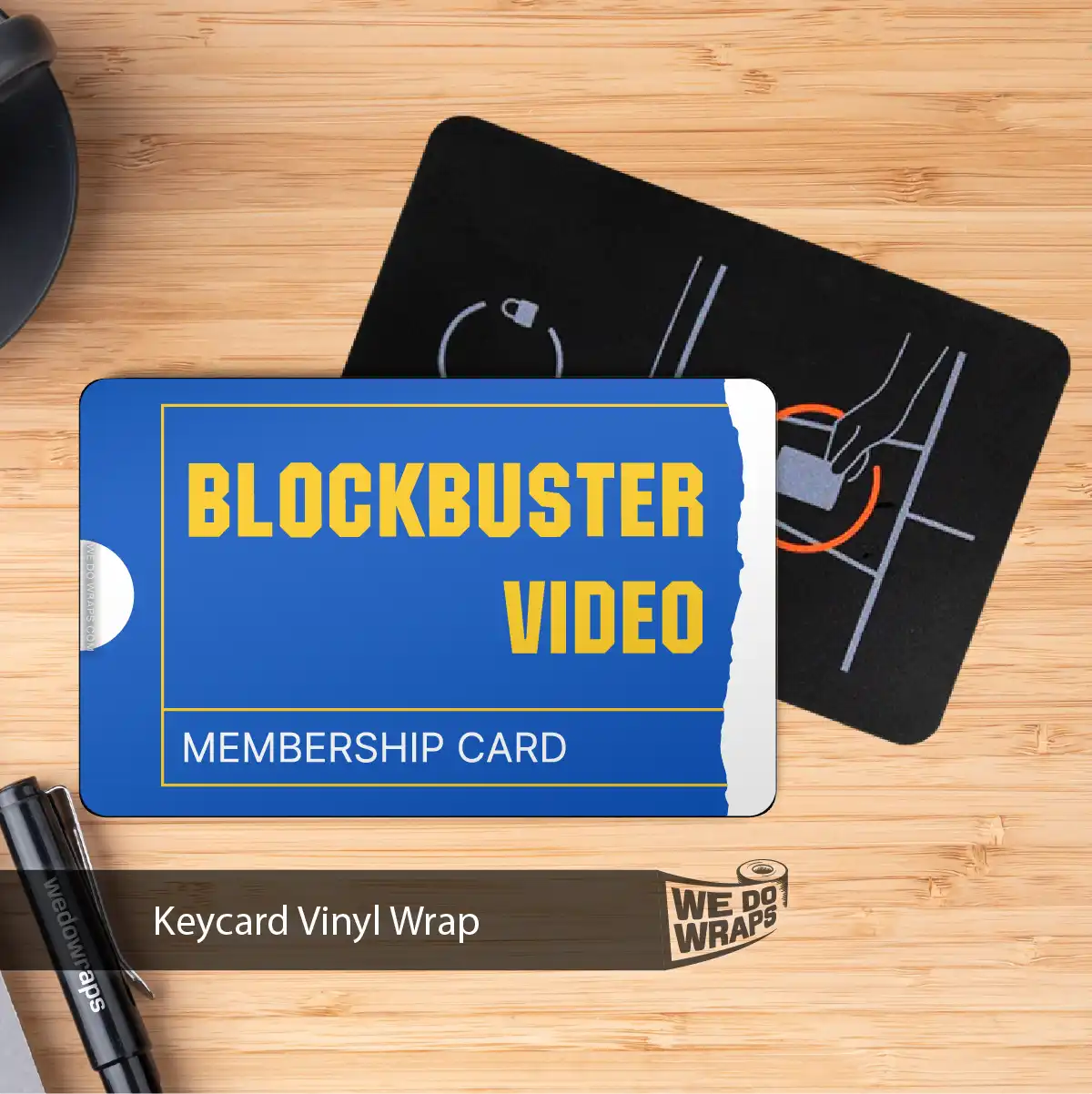 Blockbuster Tesla Keycard Decal - Tesla Emblems
