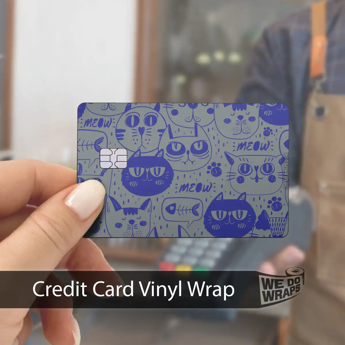 Blue Cats | NFC Key Card Wrap - Tesla Emblems
