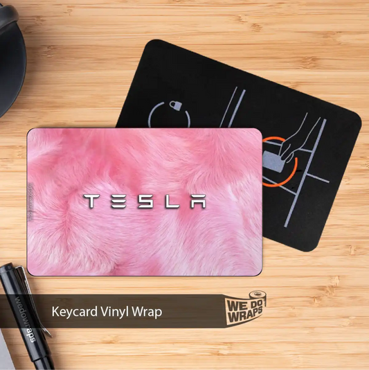 Bubblegum Bunny Tesla Keycard Decal