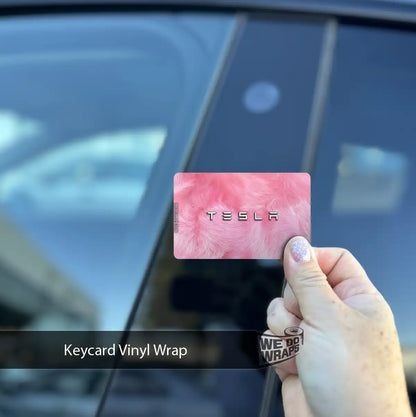 Bubblegum Bunny Tesla Keycard Decal - Tesla Emblems