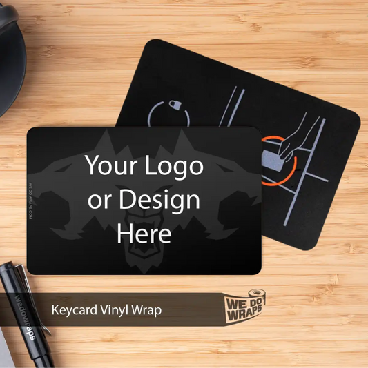 Bulk Custom Design Keycard Wraps - Create Your Own - Tesla Emblems