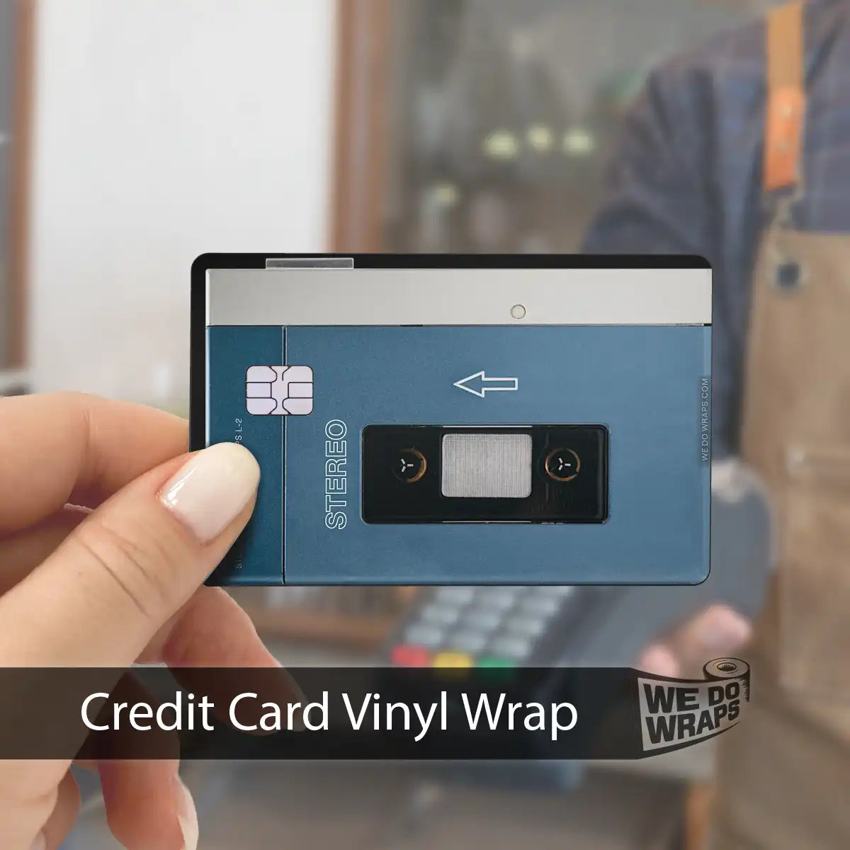 Cassette Player | NFC Key Card Wrap - Tesla Emblems