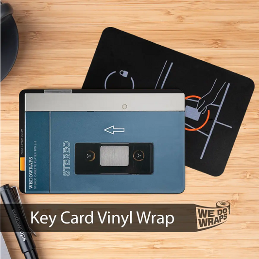 Cassette Player | NFC Key Card Wrap - Tesla Emblems