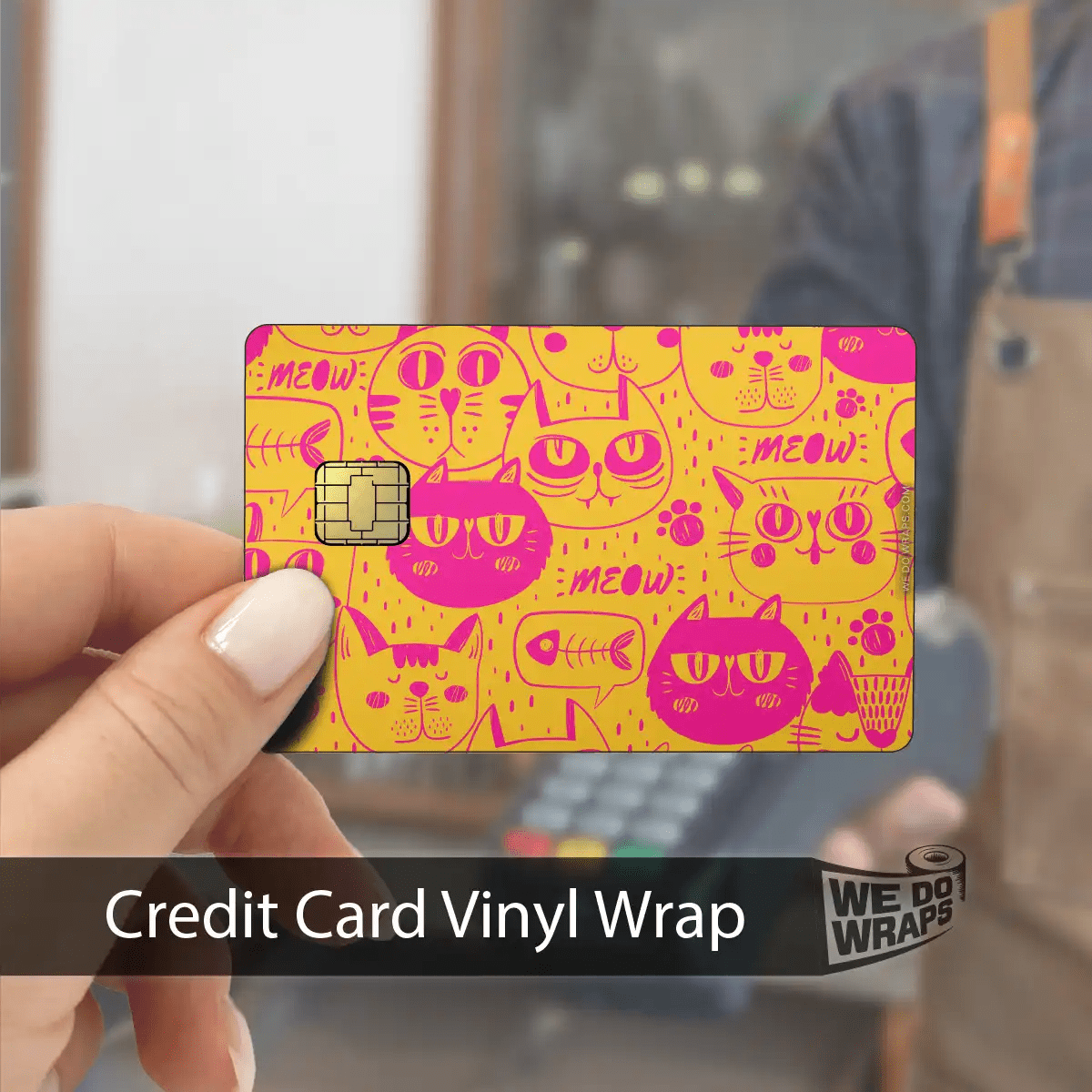 Pink Cats | NFC Key Card Wrap - Tesla Emblems