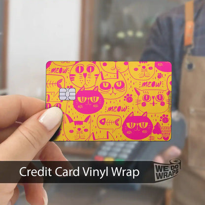 Pink Cats | NFC Key Card Wrap - Tesla Emblems