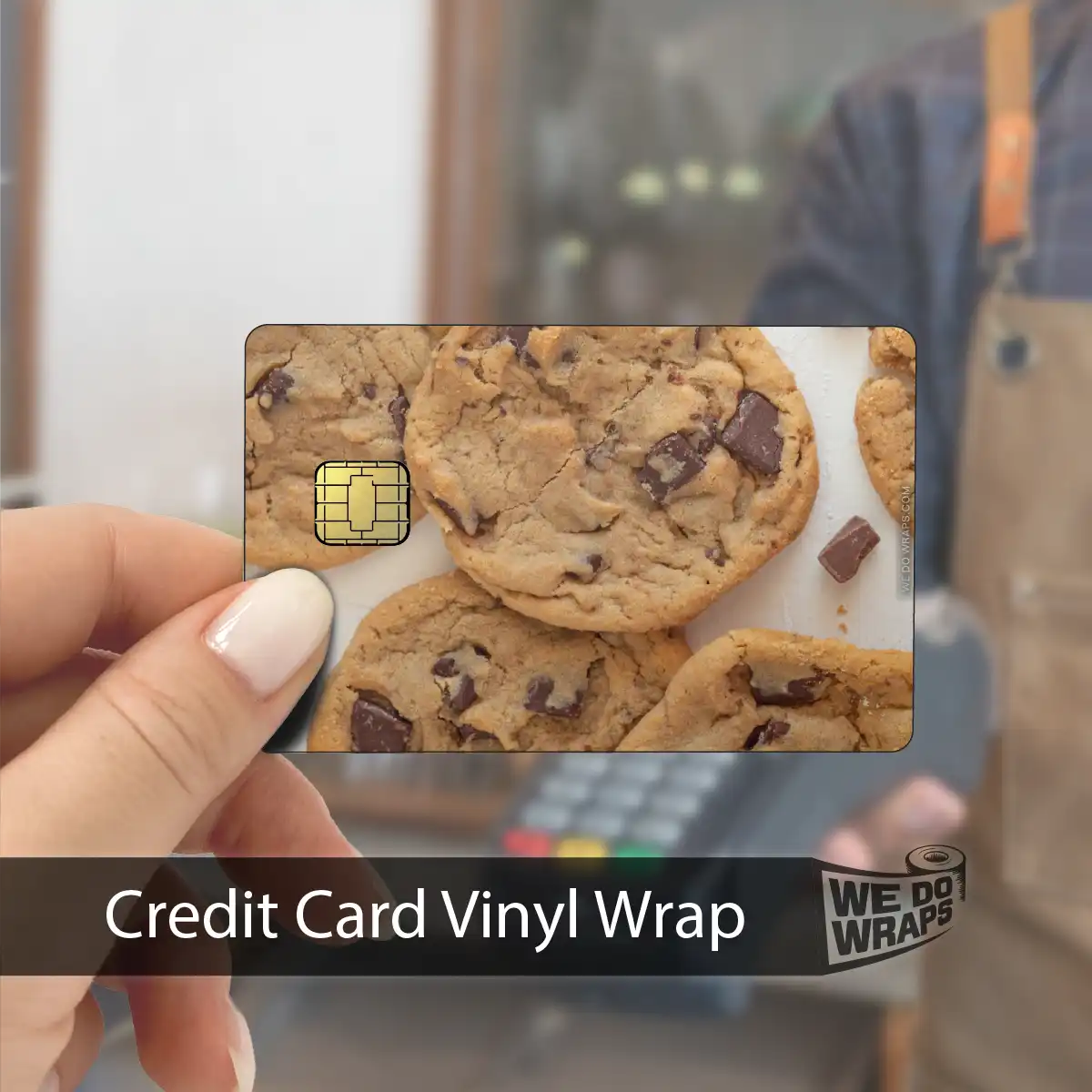 Chocolate Chip Cookie | NFC Key Card Wrap - Tesla Emblems