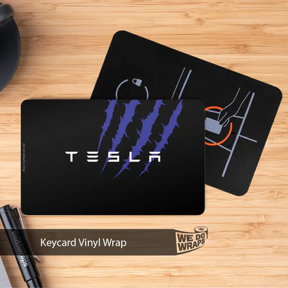 Claw Tesla Keycard Decal - Tesla Emblems