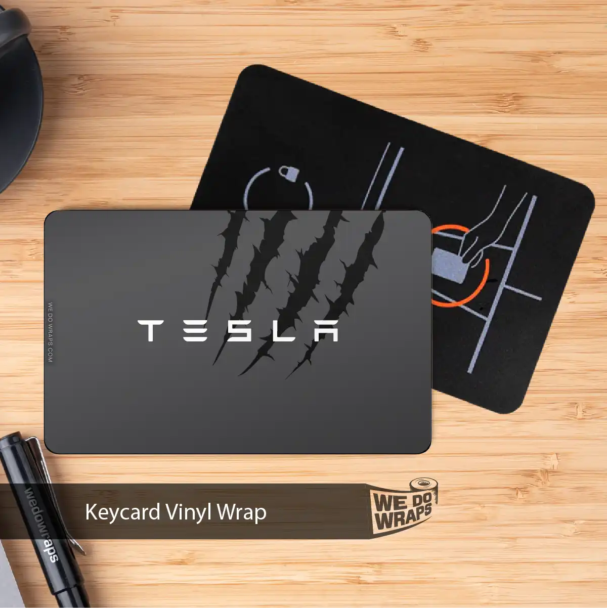 Claw Tesla Keycard Decal - Tesla Emblems