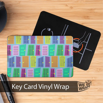 Colorful Doors | NFC Key Card Wrap - Tesla Emblems