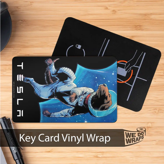 Cosmo The Space Dog | NFC Key Card Wrap - Tesla Emblems