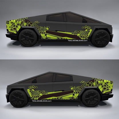 CyberHive - Tesla Cybertruck DIY Precut Kit - Tesla Emblems
