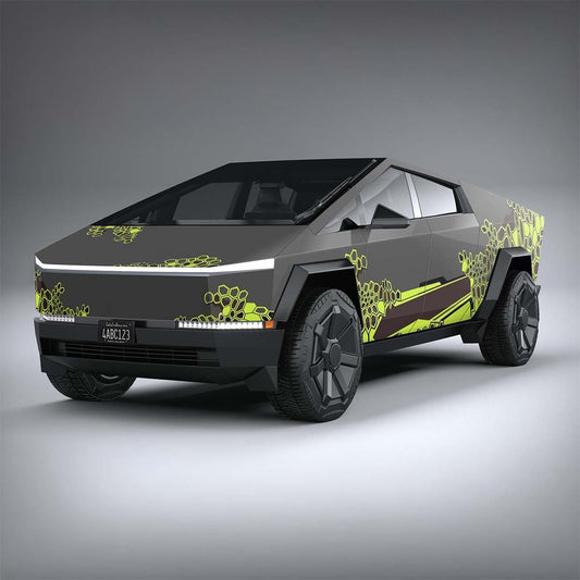 CyberHive - Tesla Cybertruck DIY Precut Kit - Tesla Emblems