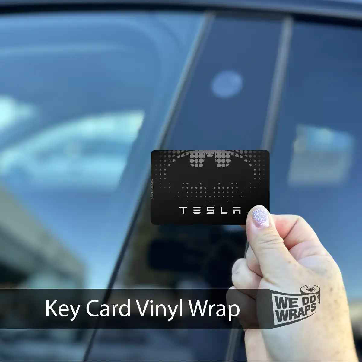 Dark Knight | NFC Key Card Wrap - Tesla Emblems