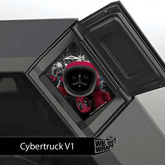 Deadpool Cheeky Charging Tesla Charge Port Wrap | Cybertruck - Tesla Emblems