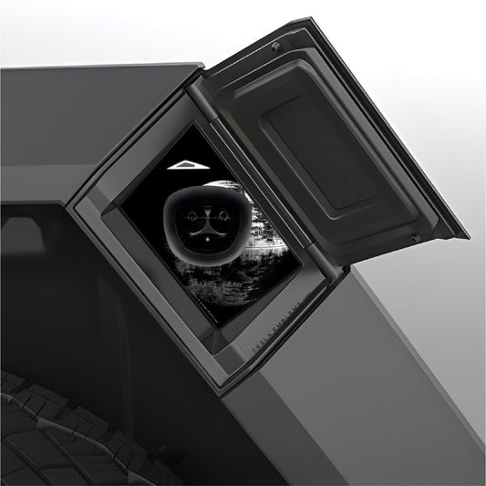 Death Star Tesla Charge Port Wrap | Cybertruck - Tesla Emblems