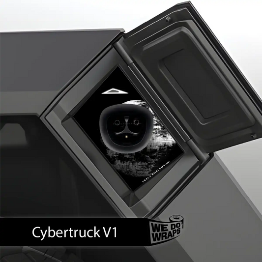 Space Station Tesla Charge Port Wrap | Cybertruck - Tesla Emblems