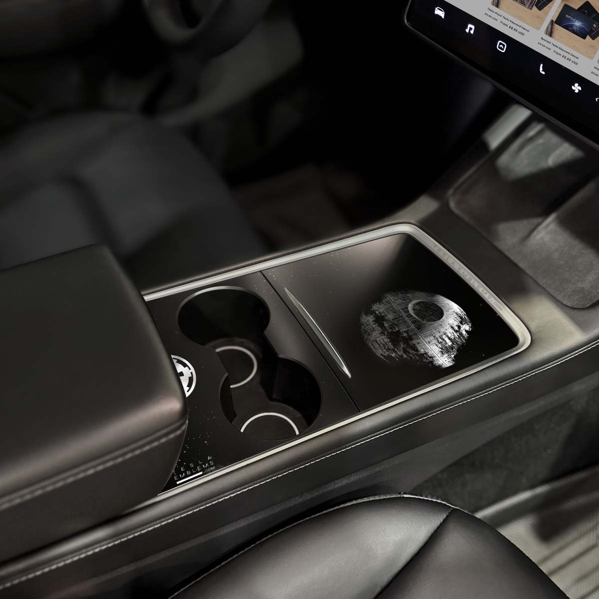Space Station | Tesla Center Console Wrap Kit | Model Y '21-25 - Tesla Emblems